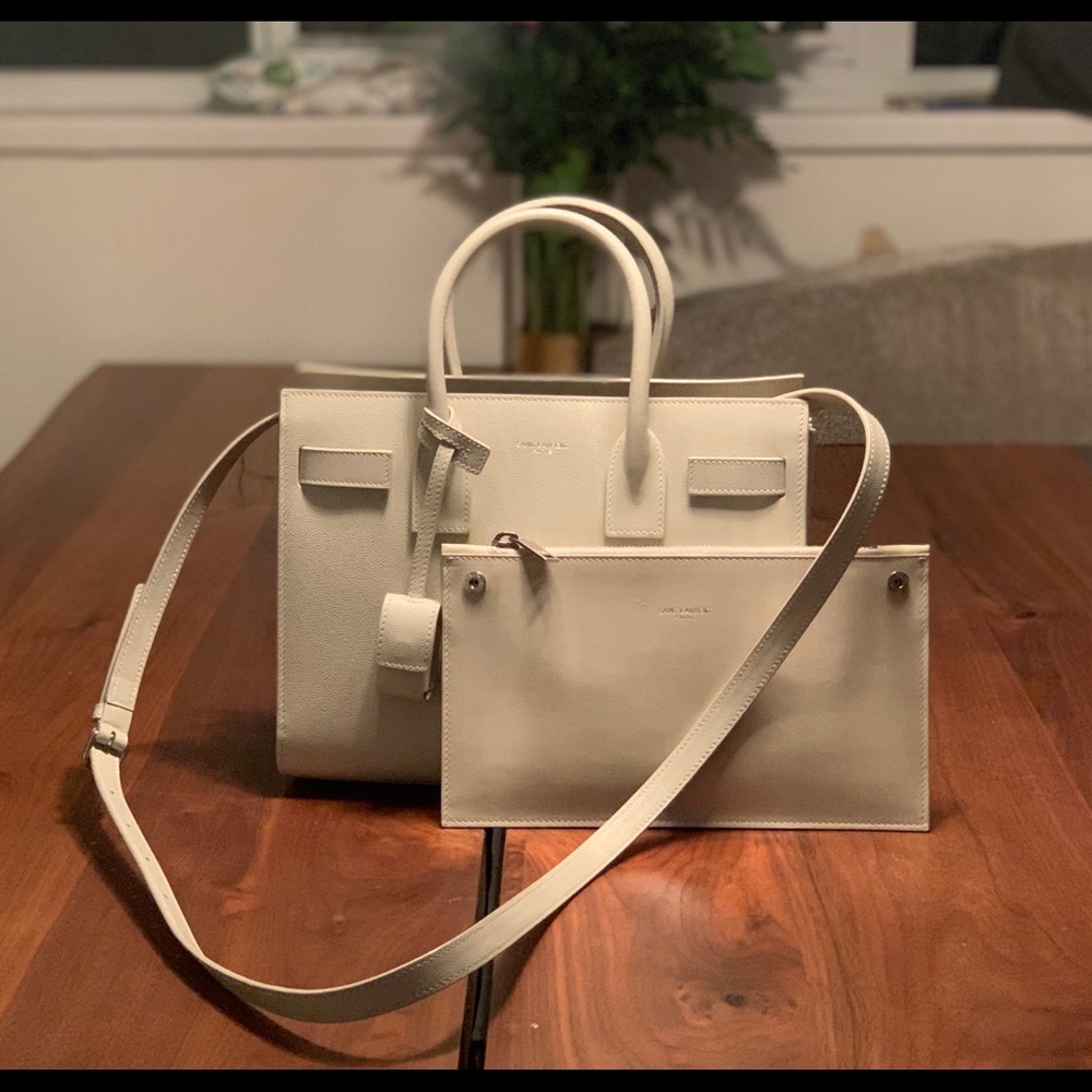 Saint Laurent Sac de Jour Baby beige